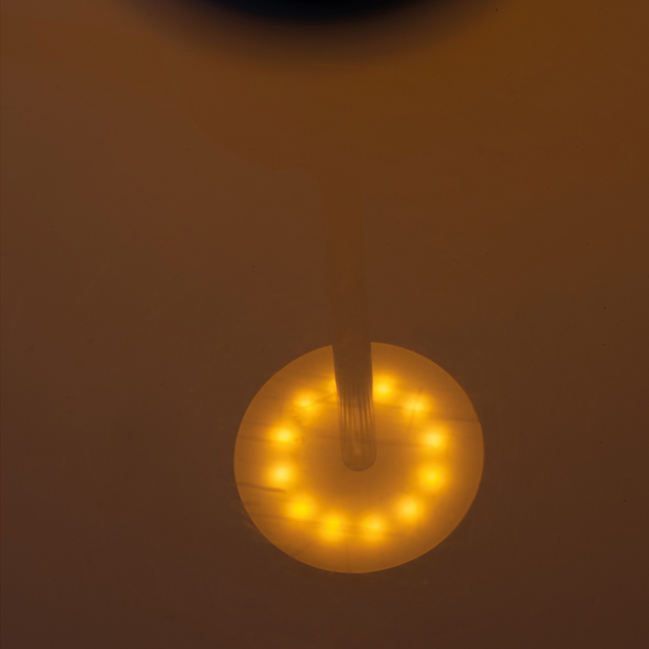 Tischlampe aus Edelstahl mit Akku  - silbergrau-586