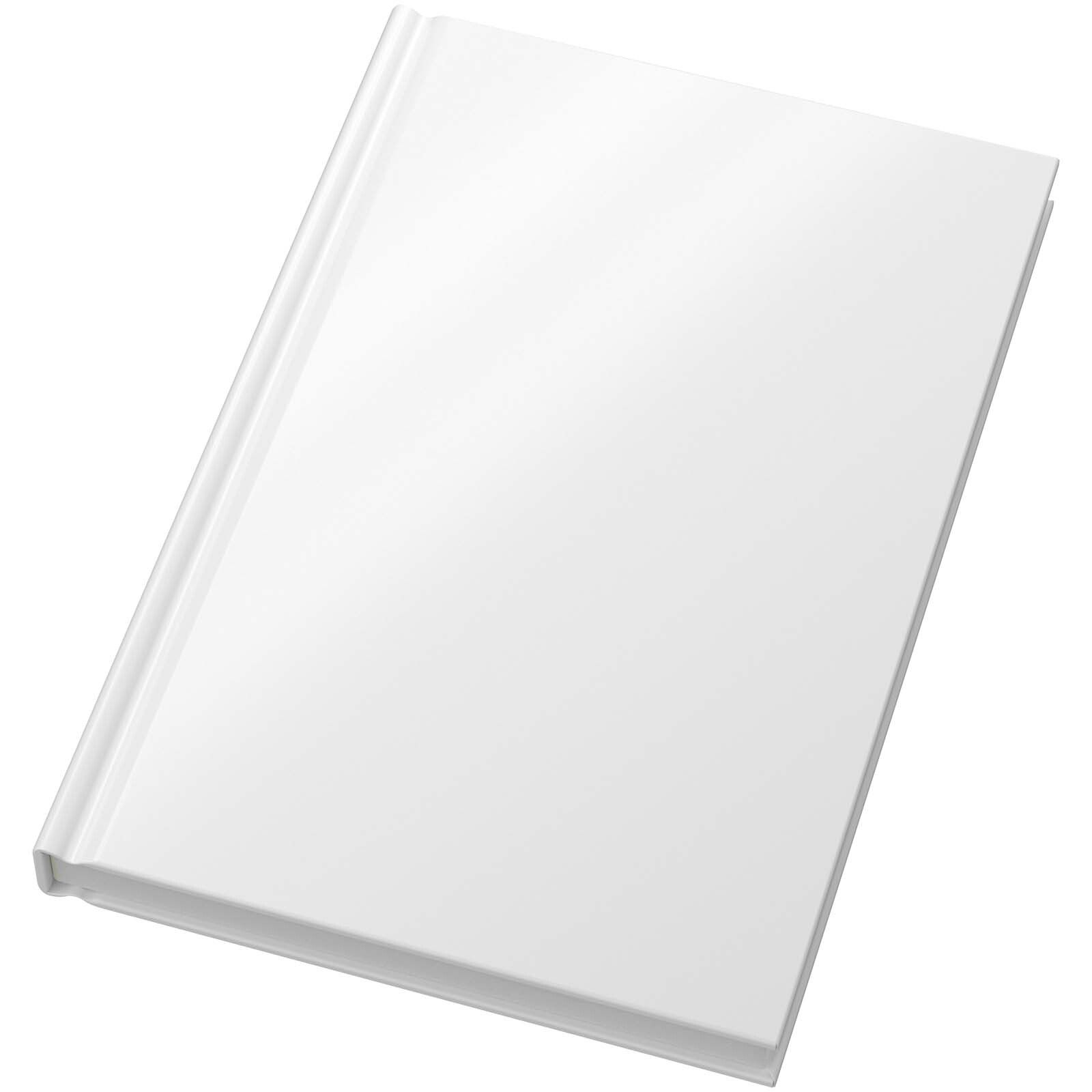 Novella Brontë A5 Hardcover Notizbuch mit glänzendem Finish – 100 Blatt - weiss-697