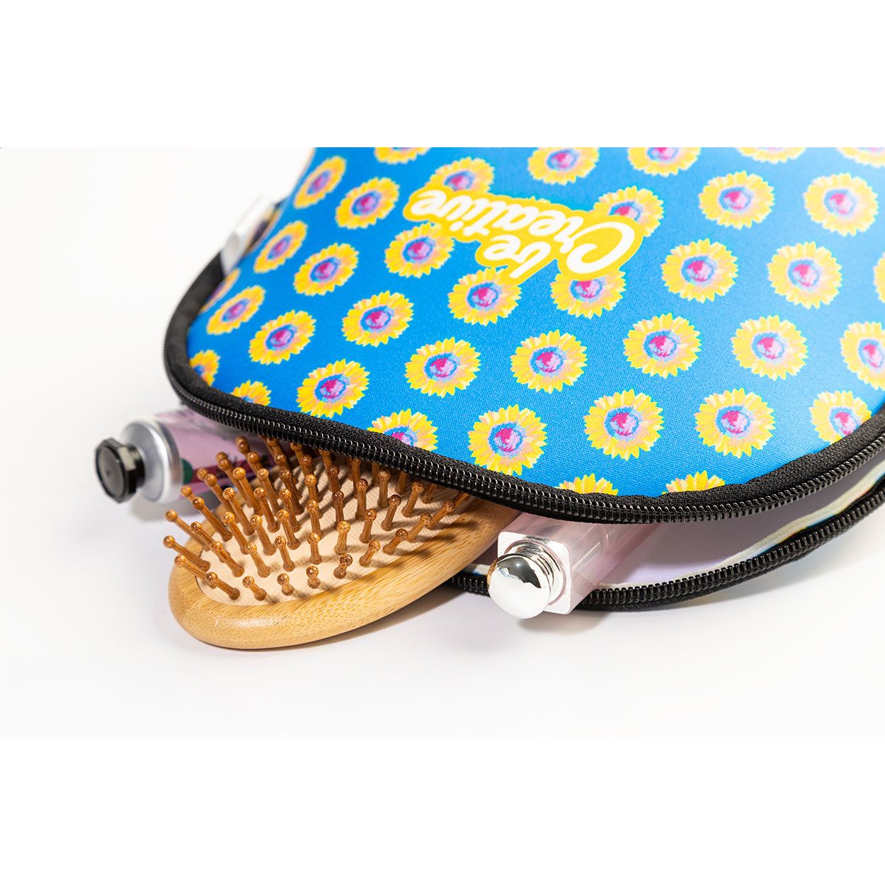 CreaBeauty Soft M Individuelle RPET-Kosmetiktasche - schwarz-142