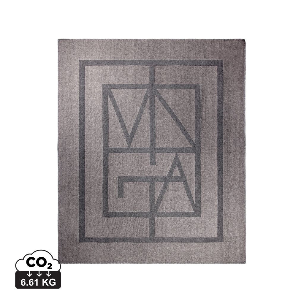 VINGA Monogram GRS Decke - grau-97