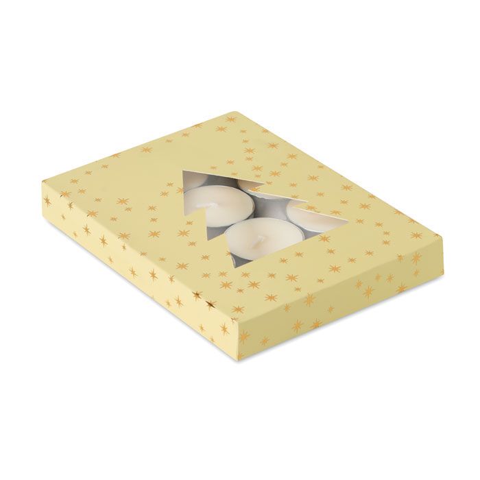 Teelichter-Set Zimtduft RADIANT - beige-911