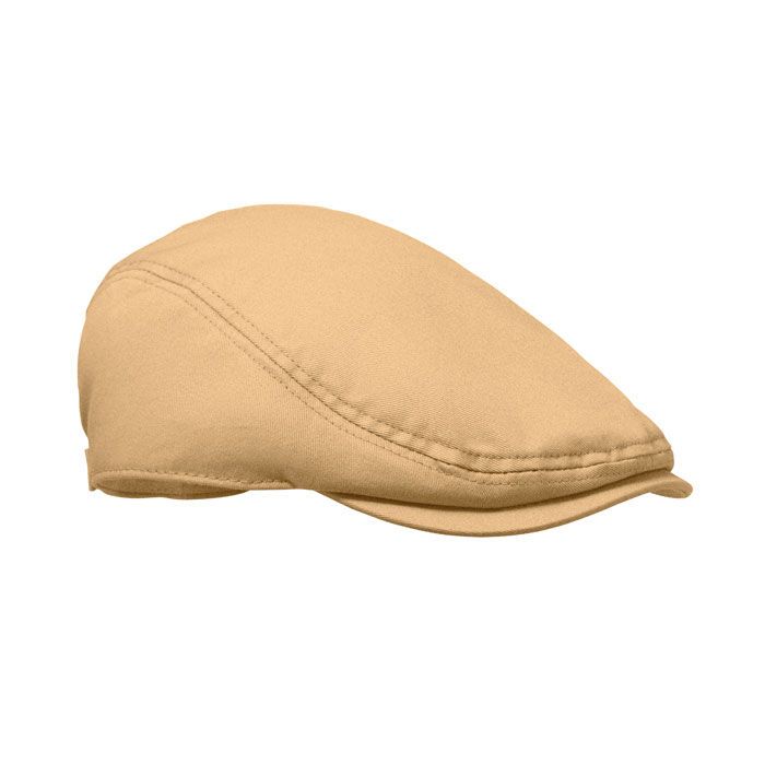 Newsboy-Kappe 235 g/m² FLAT PEAK - khaki-956