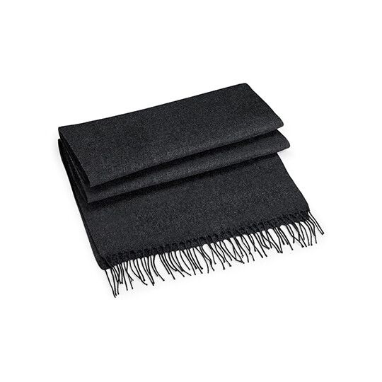 Classic Woven Scarf - charcoal-865