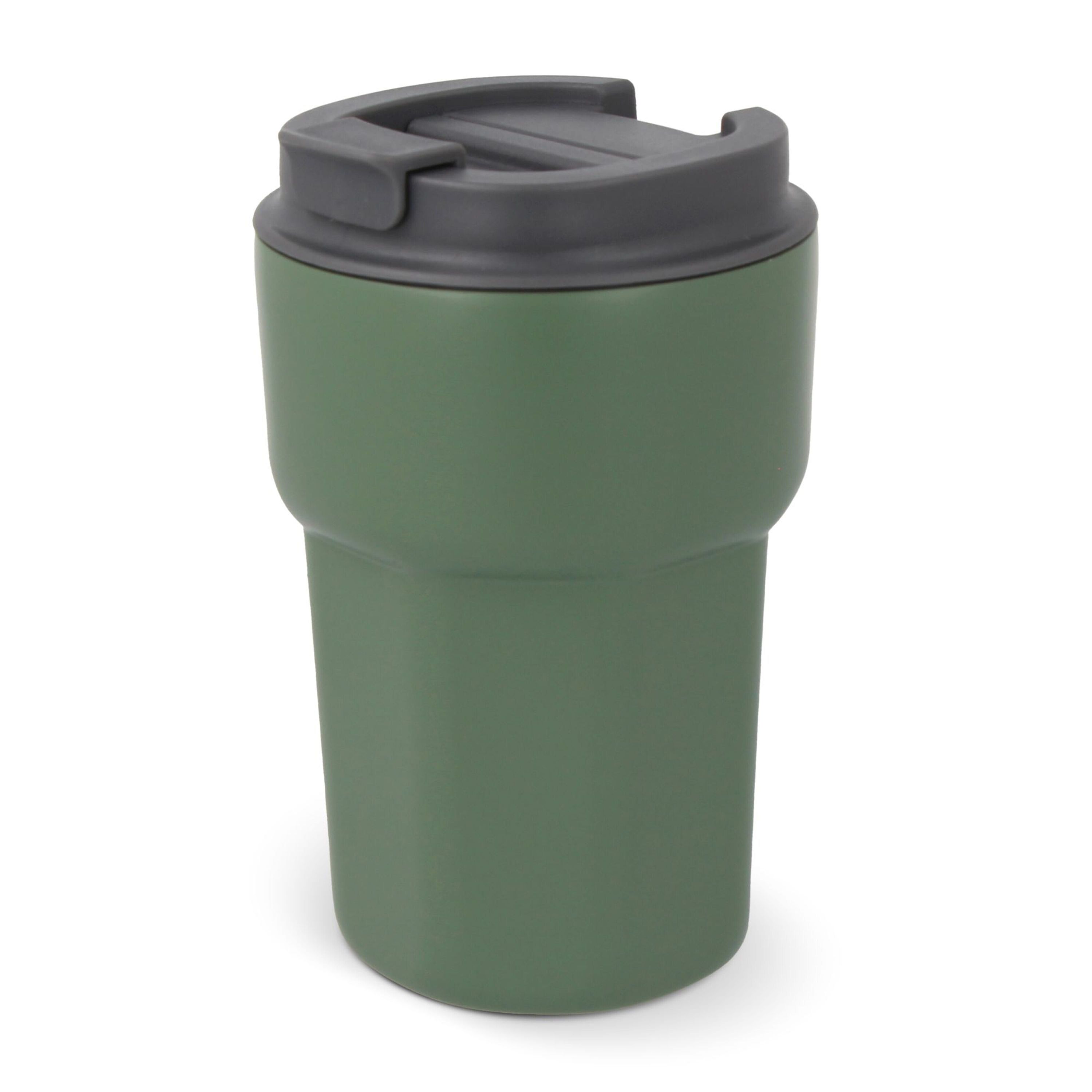 T-ceramic Thermobecher mit Deckel Zambezi 350ml - olivgrün-409