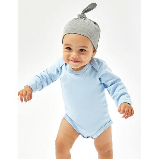 Baby One Knot Hat - black-894