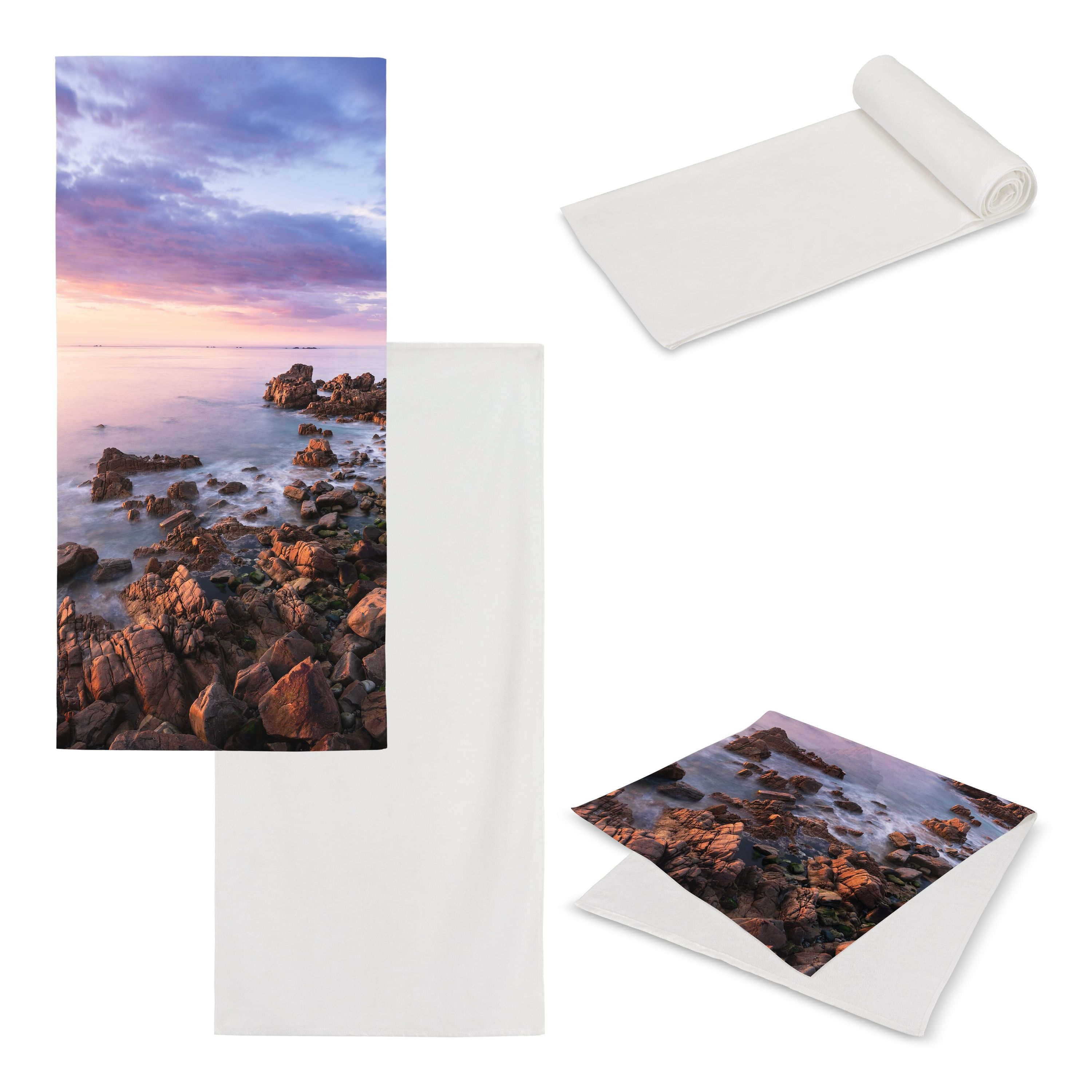 Sublimations Handtuch 100 x 180 cm 400 g/m² - weiss-987