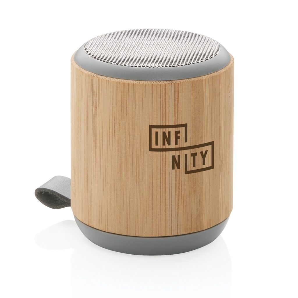 Bambus und Stoff 3W Wireless Speaker - braun-433