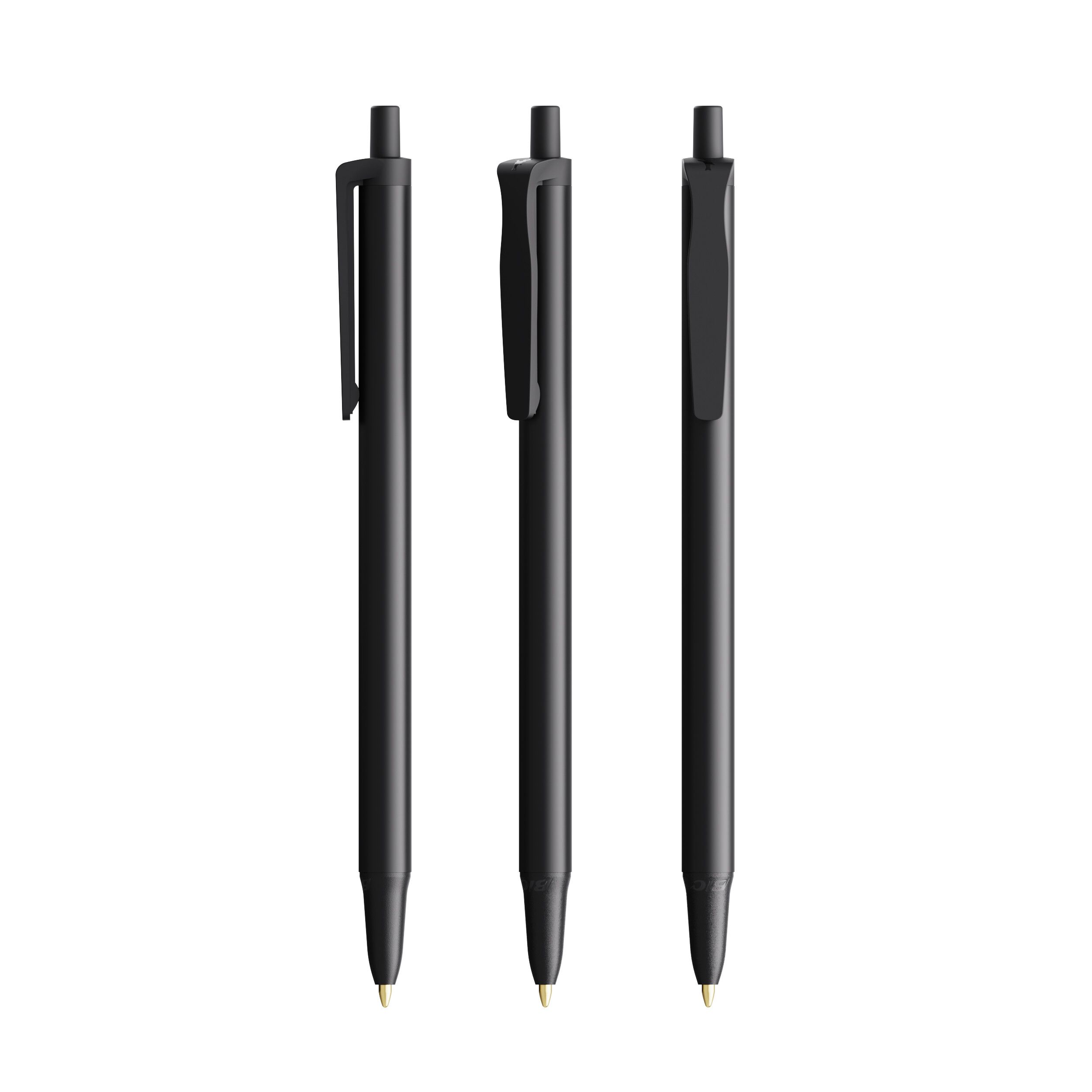 BIC® Clic Stic Kugelschreiber, Mine schwarz - schwarz-89