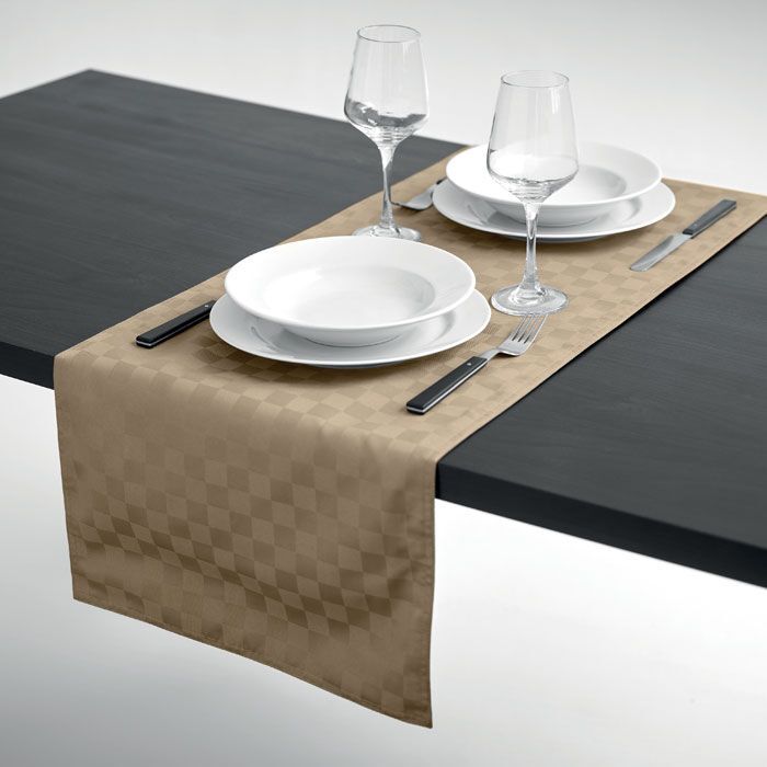 Tischläufer Polyester SPICE - khaki-596