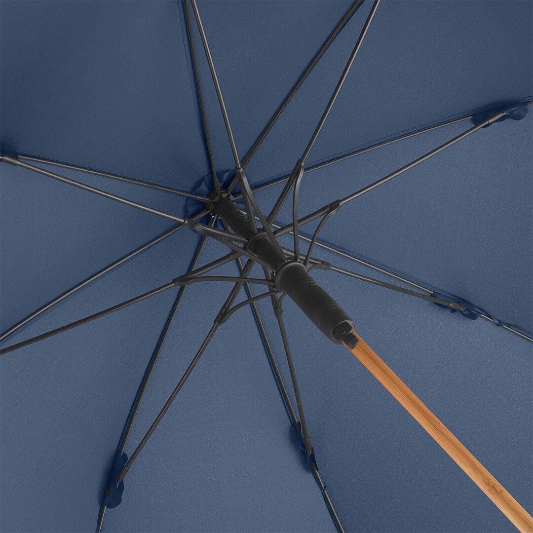 AC-Midsize-Bambus-Stockschirm ÖkoBrella mit waterSAVE® Bezug Ø112 cm - marine-189