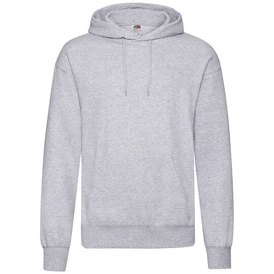 Classic Hooded Sweat - heather grey-911
