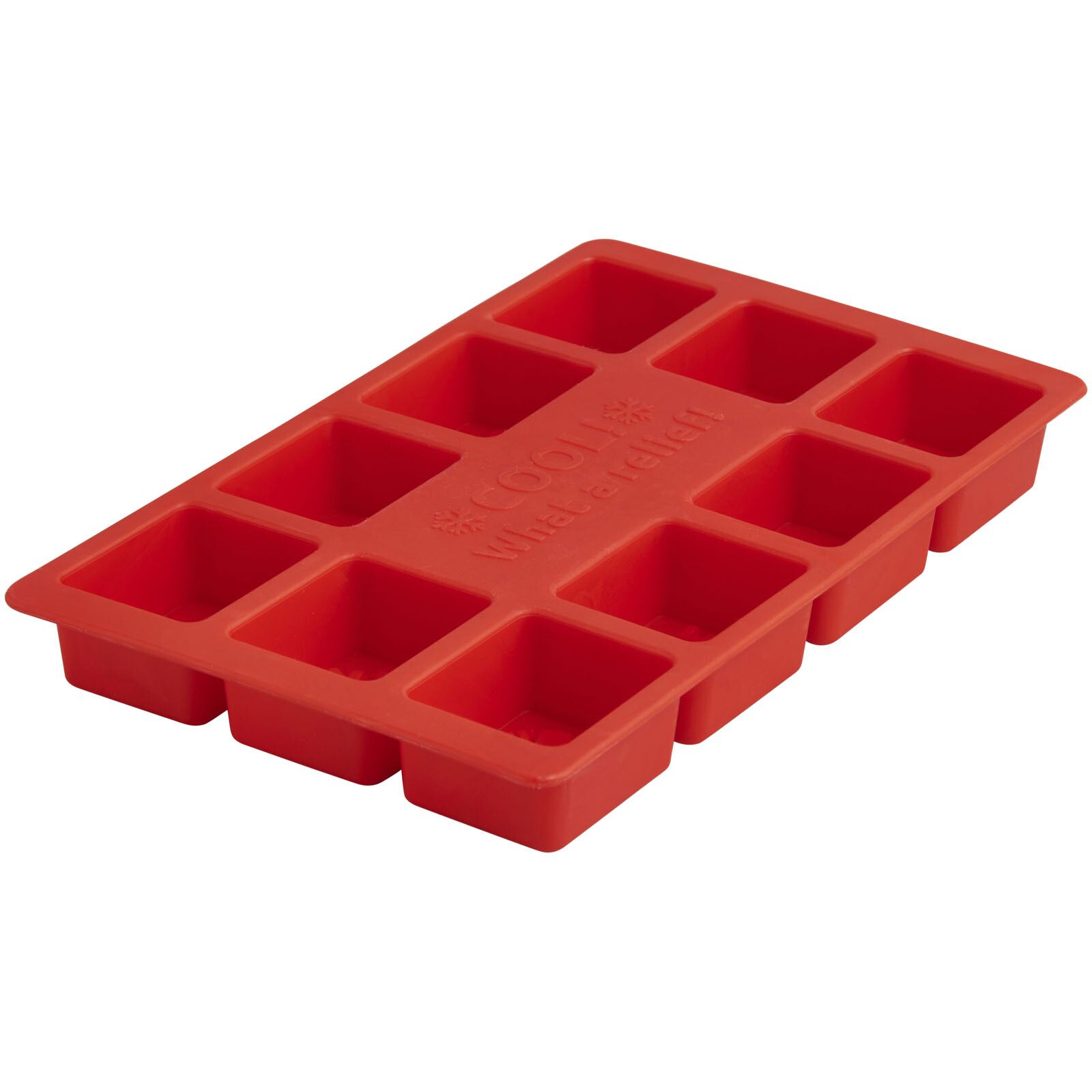 Chill individuell gestaltbarer Eiswürfelbehälter - rot-272