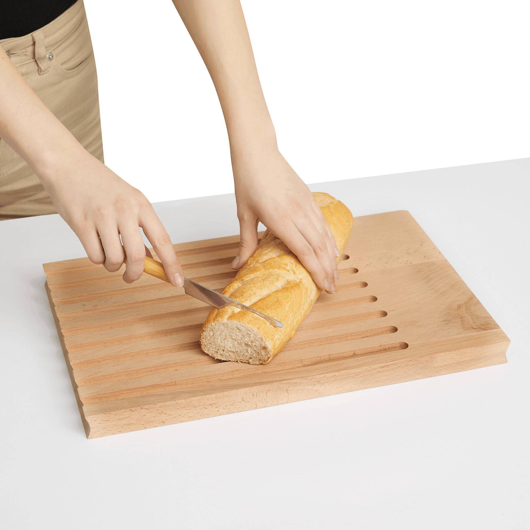 Schneidebrett WOODEN BAKY - braun-820
