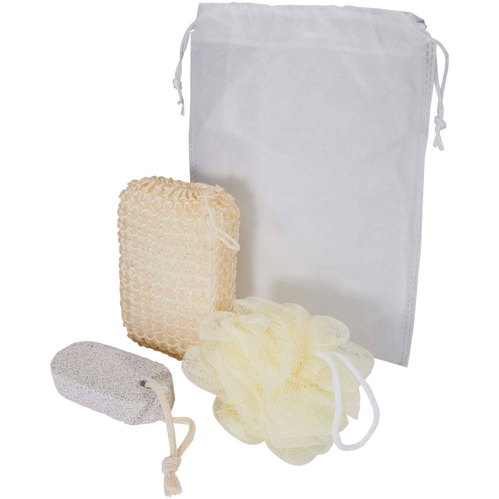 Harmony 3-teiliges Badezubehörset - natur-639
