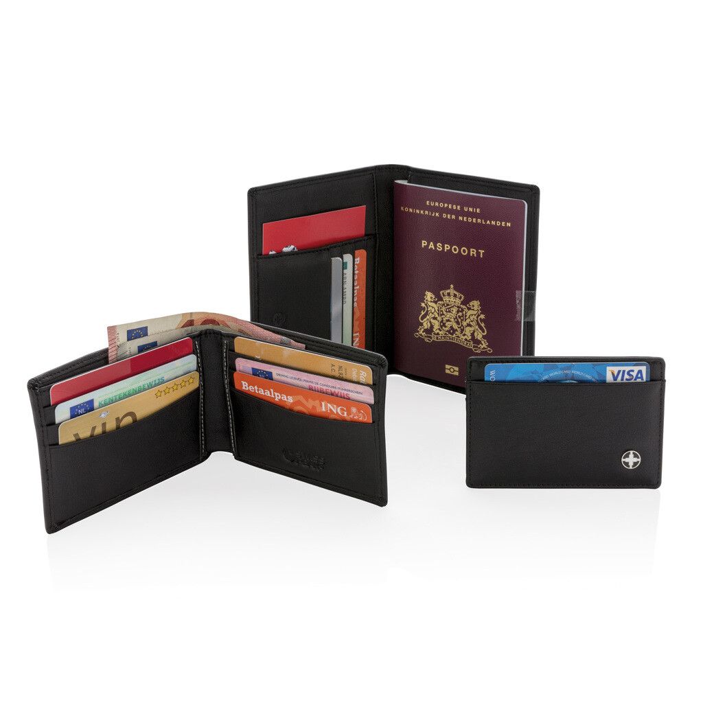 RFID Anti-Skimming Ausweismappe - schwarz-936