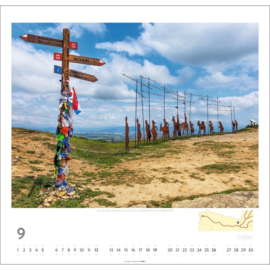 Auf dem Jakobsweg - El Camino - Landschaft & Natur Kalender-477