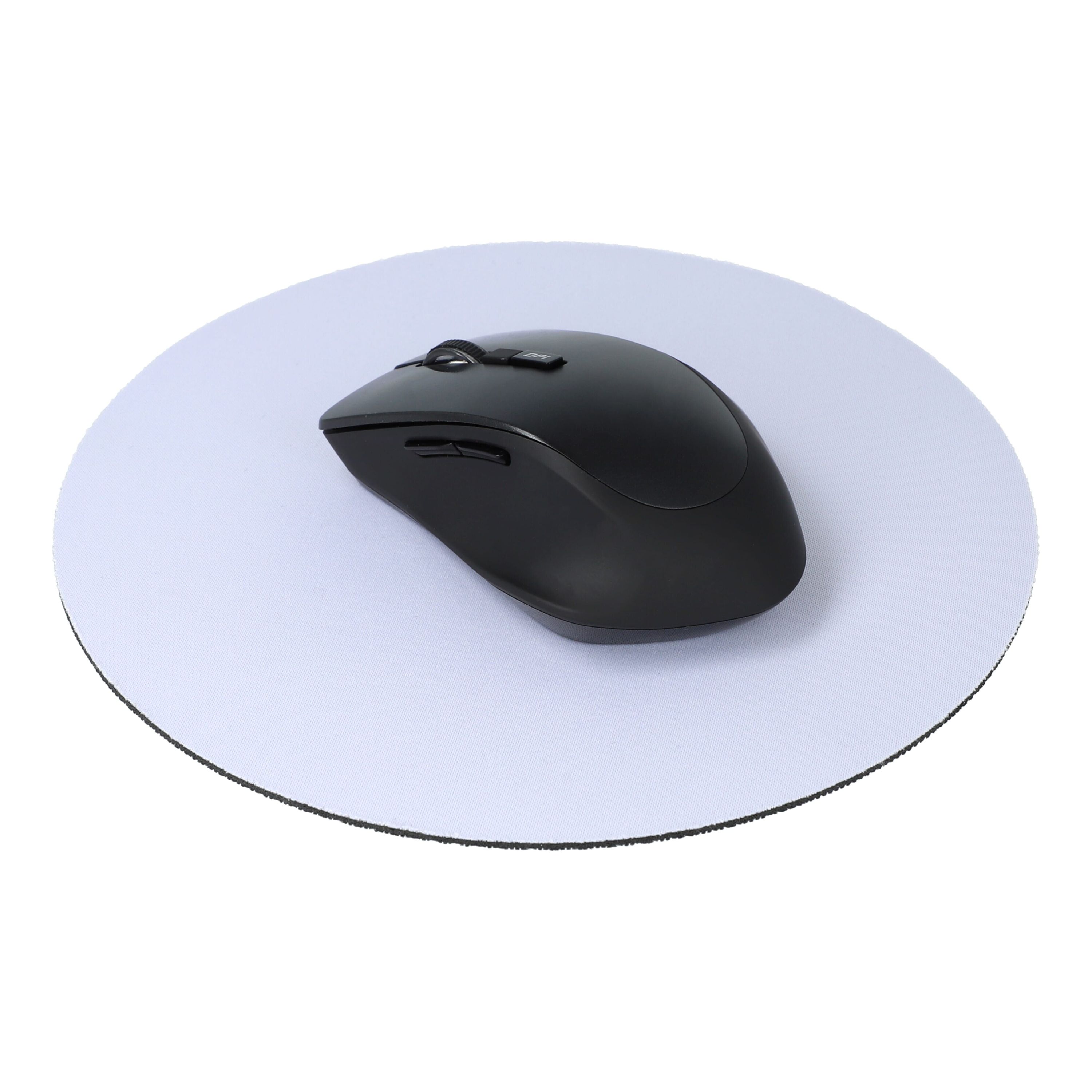 Rundes Sublimations-Mousepad - weiss-730