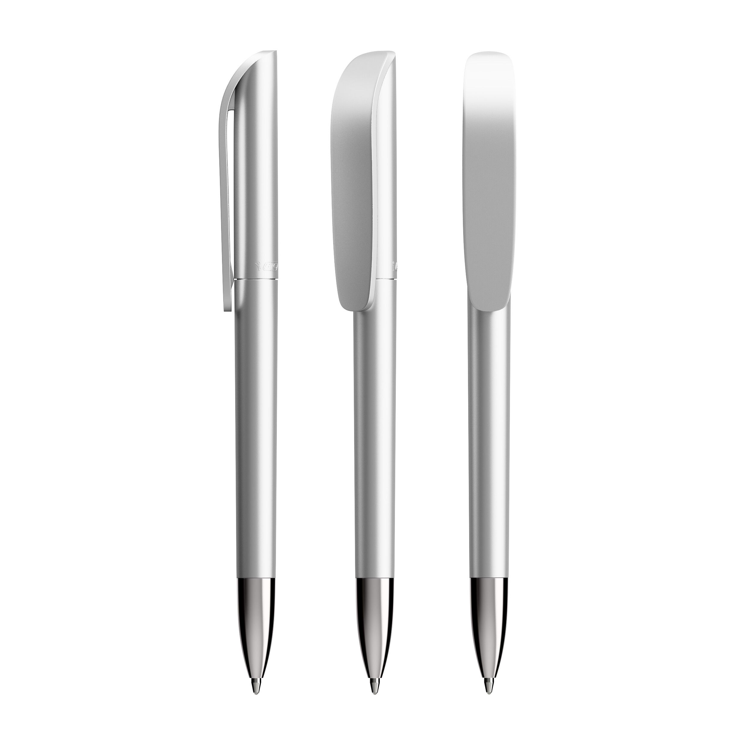 BIC® Super Clip Glacé Advance, Mine schwarz - silber-3