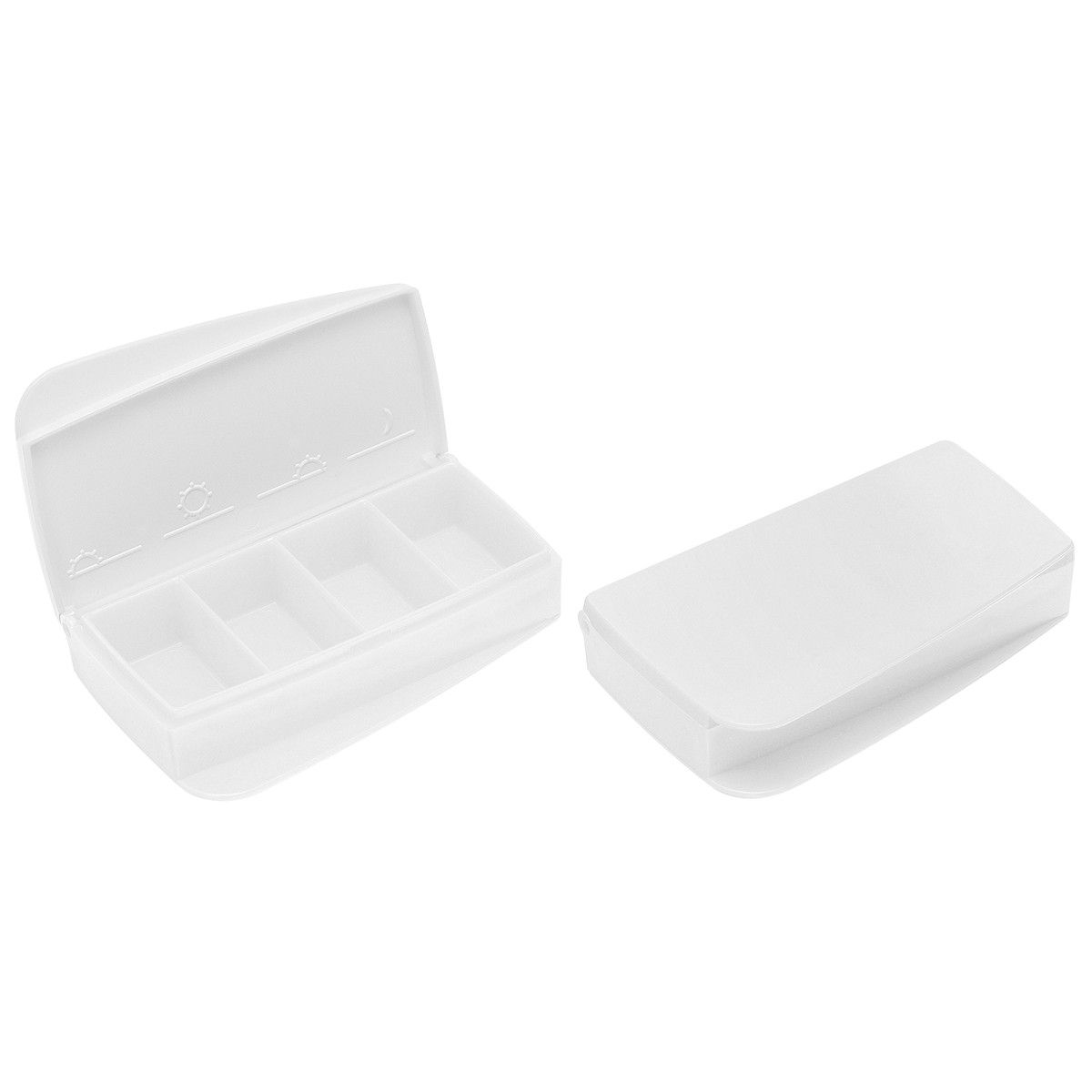 Pillendose Alpha - weiß, weiß-722