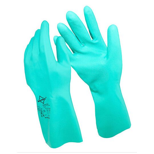 Nitrile Gloves Velourised Ankara - green-581