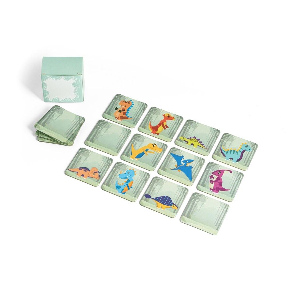 TRICERATOPS Memory-Spiel mit 20 Teilen - hellgrün-722