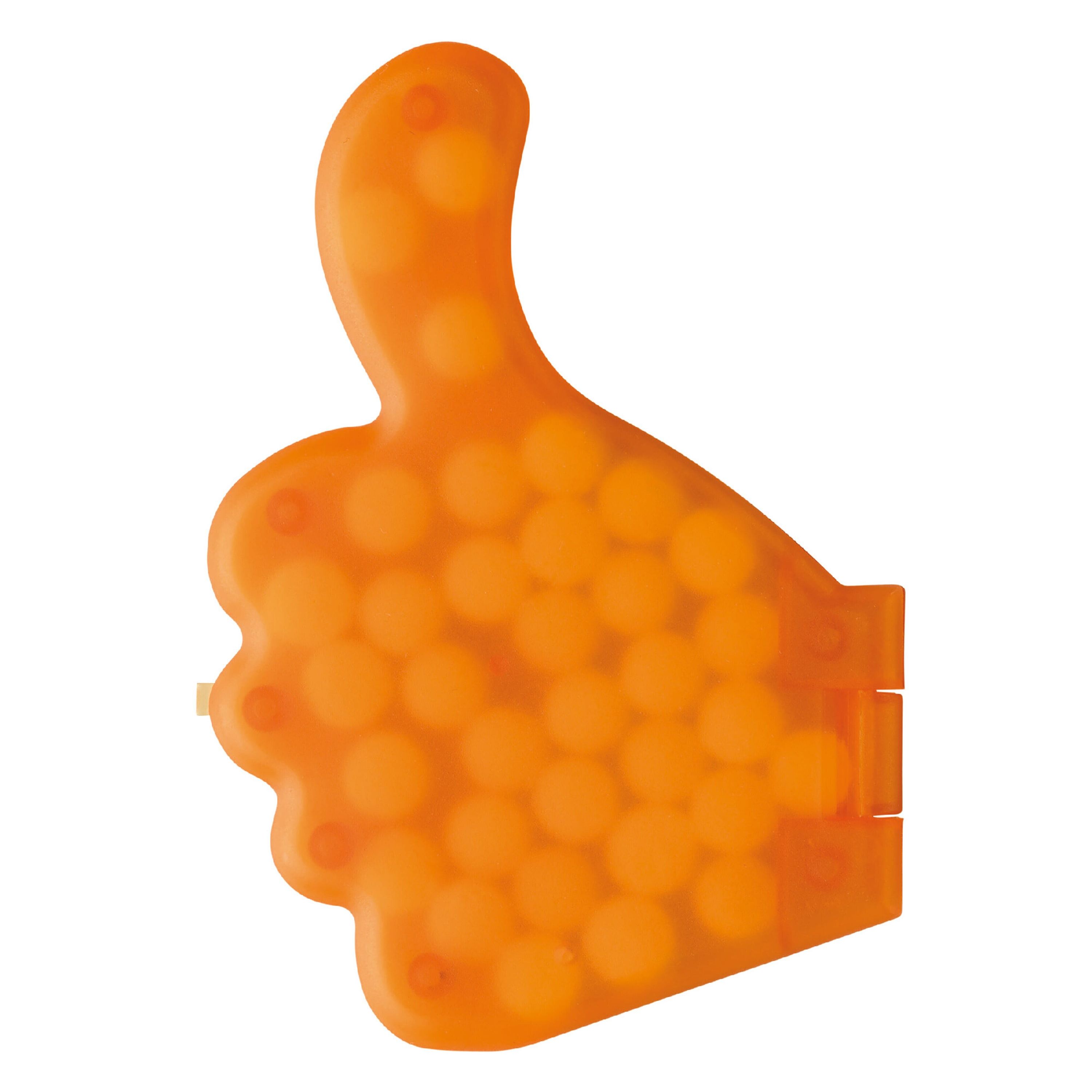 Pfefferminzdose Daumen - natur  -  orange-779