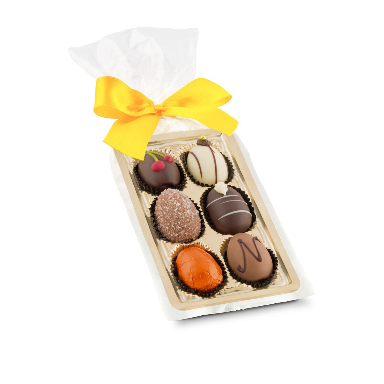 Schokoladen-Pralineneier, 6 Stück, 125 g-247