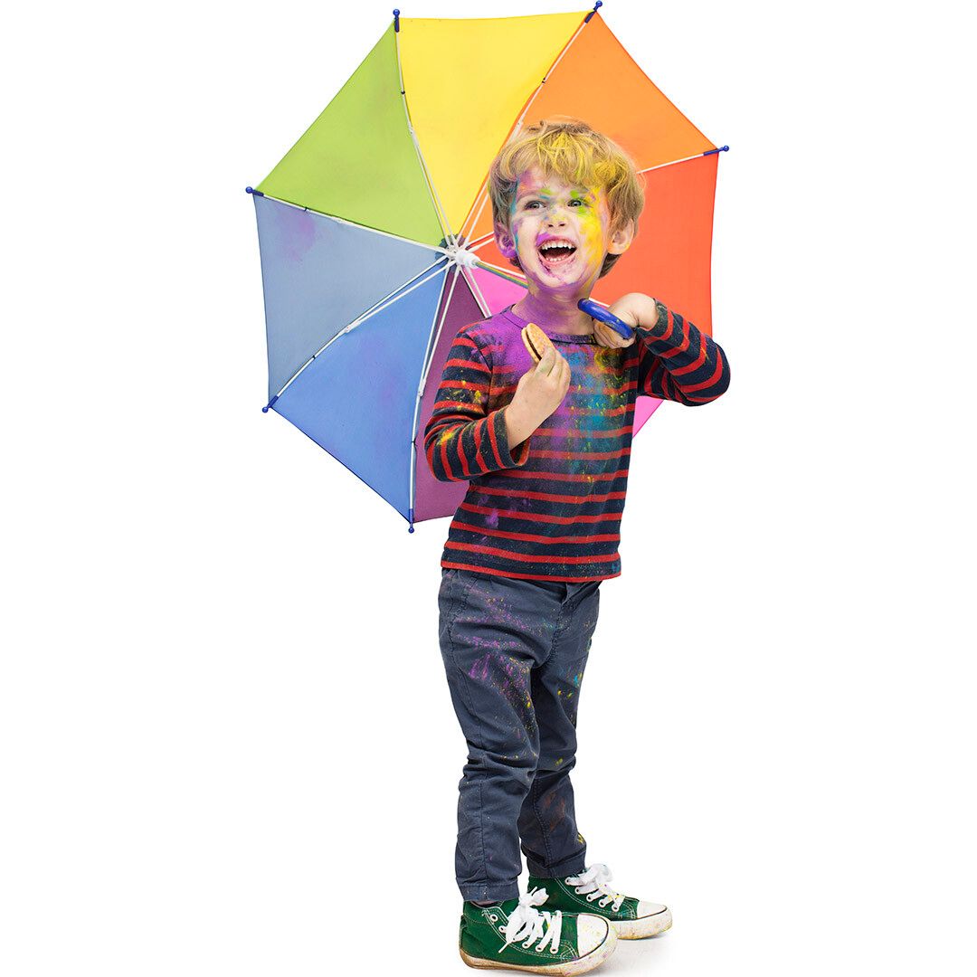 Stockschirm FARE® 4Kids Ø73 cm - regenbogen-620