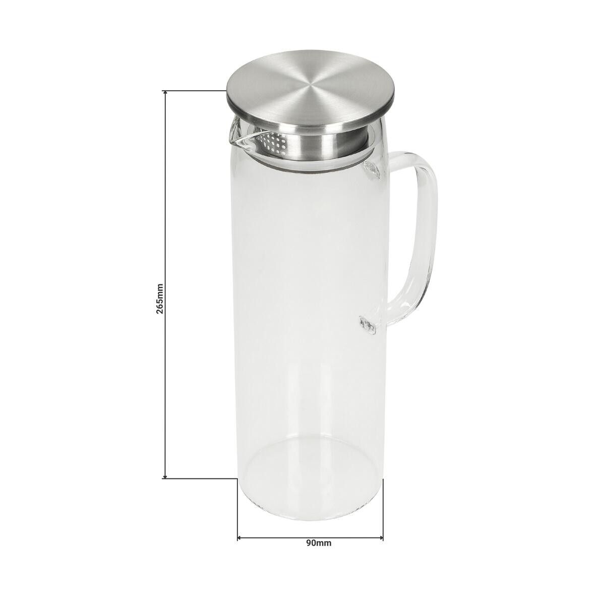 Glaskaraffe Vivara,1,5l - transparent-948