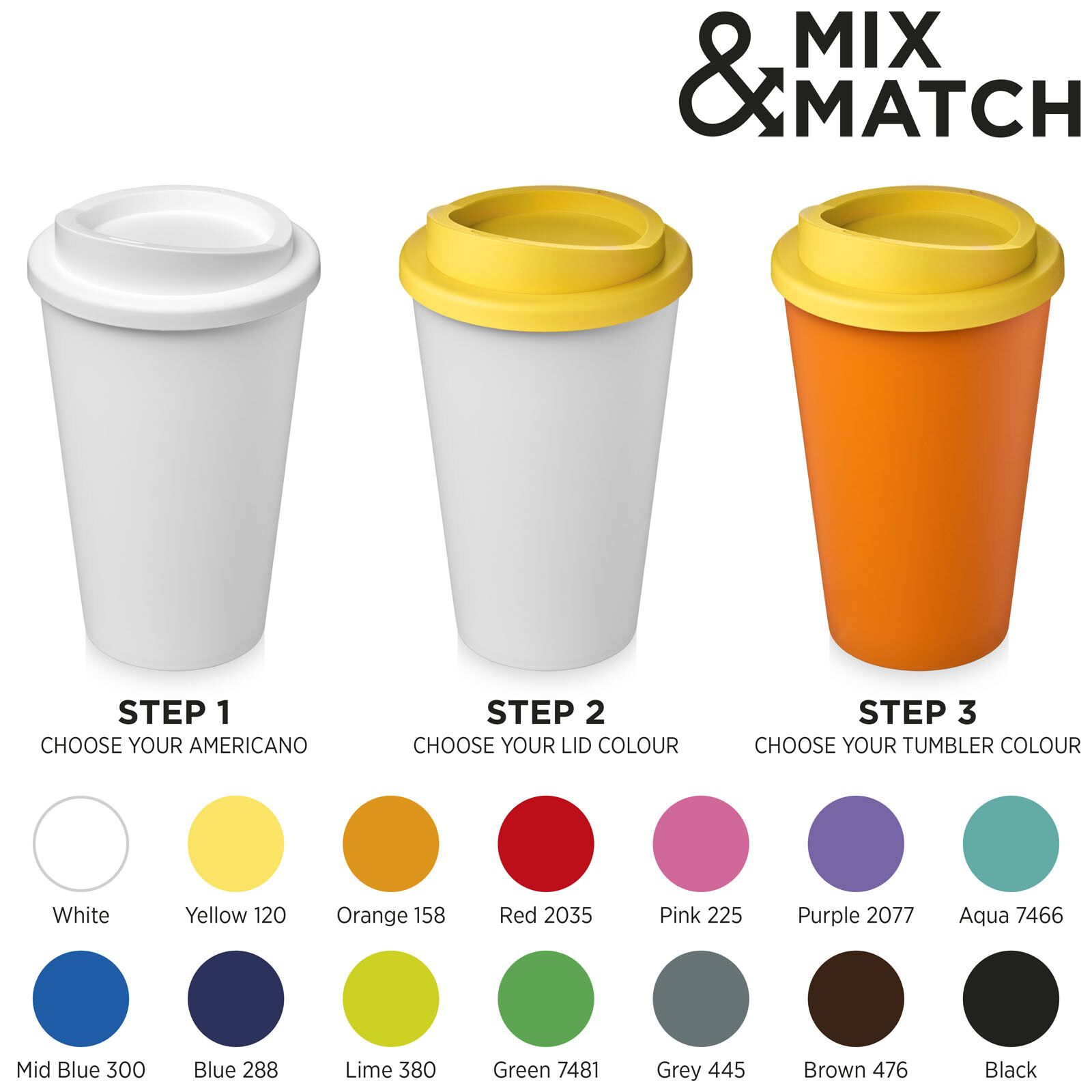 Americano 350 ml Isolierbecher - mittelblau-222