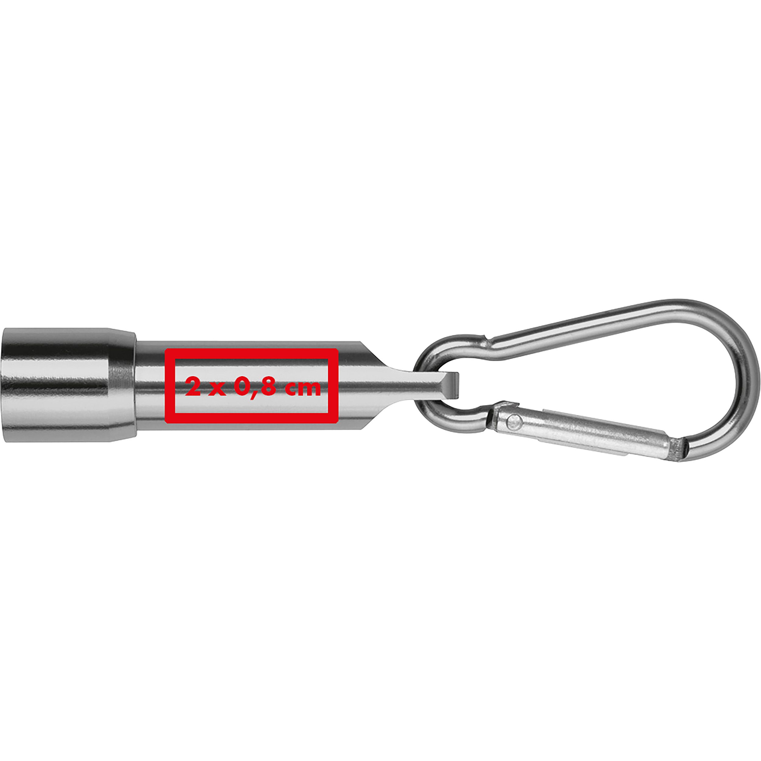 Veredelungsposition Auf der Taschenlampe