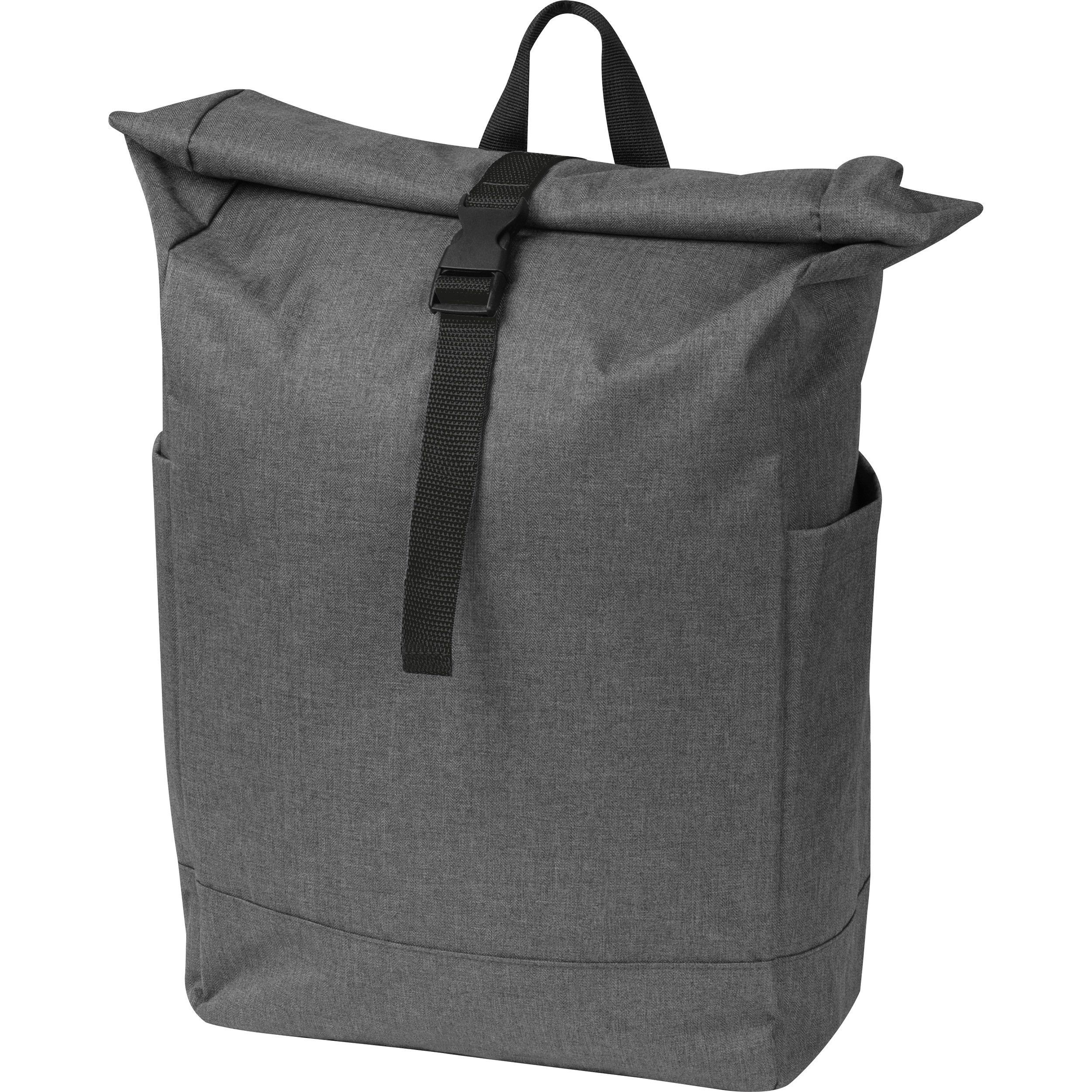 Rucksack mit farbigen Applikationen - schwarz-35