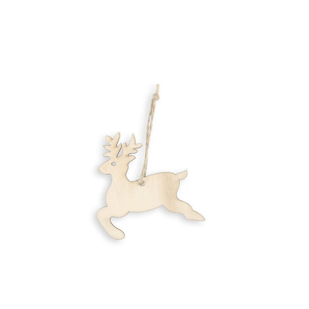 FLAKE Weihnachtsfiguren zum Aufhängen - naturhell-72