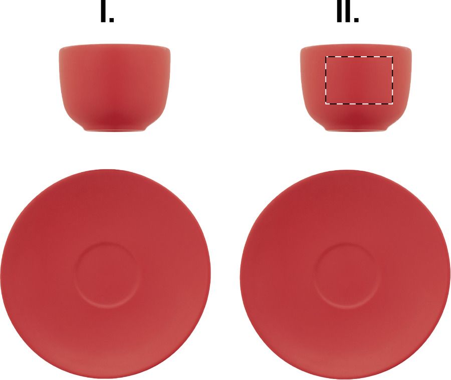 Veredelungsposition Tasse 2 - gegenüber vom Henkel