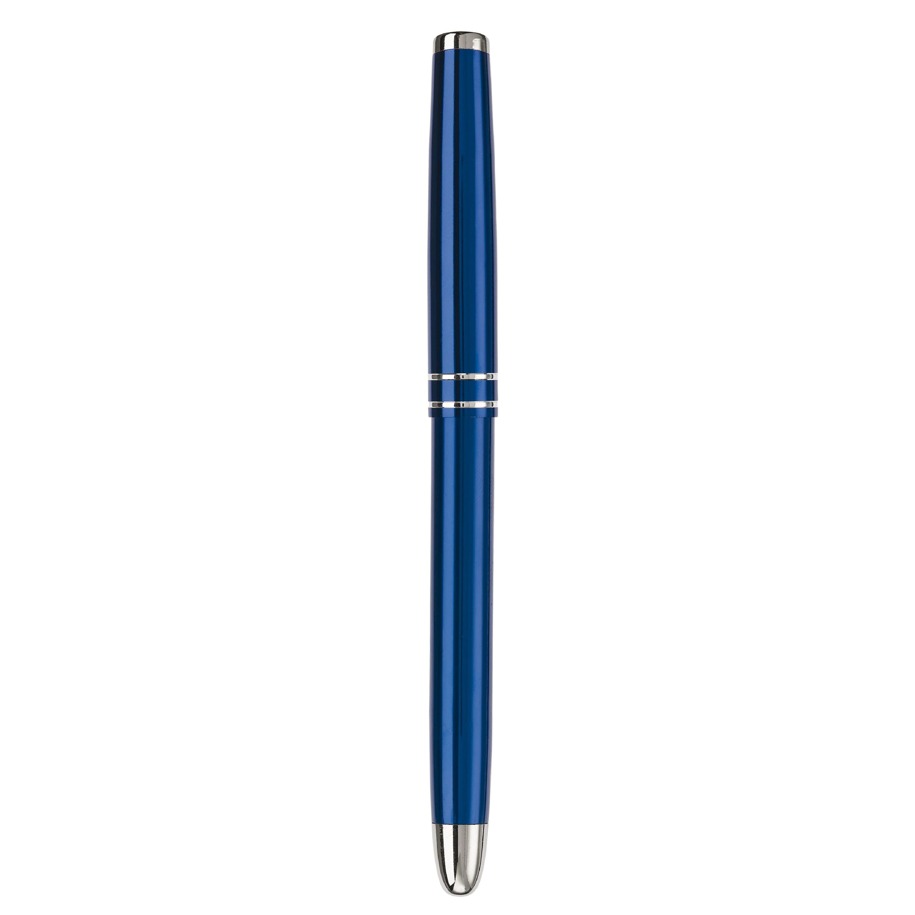 Aluminium Rollerball mit 2 Ringen - dunkelblau-49