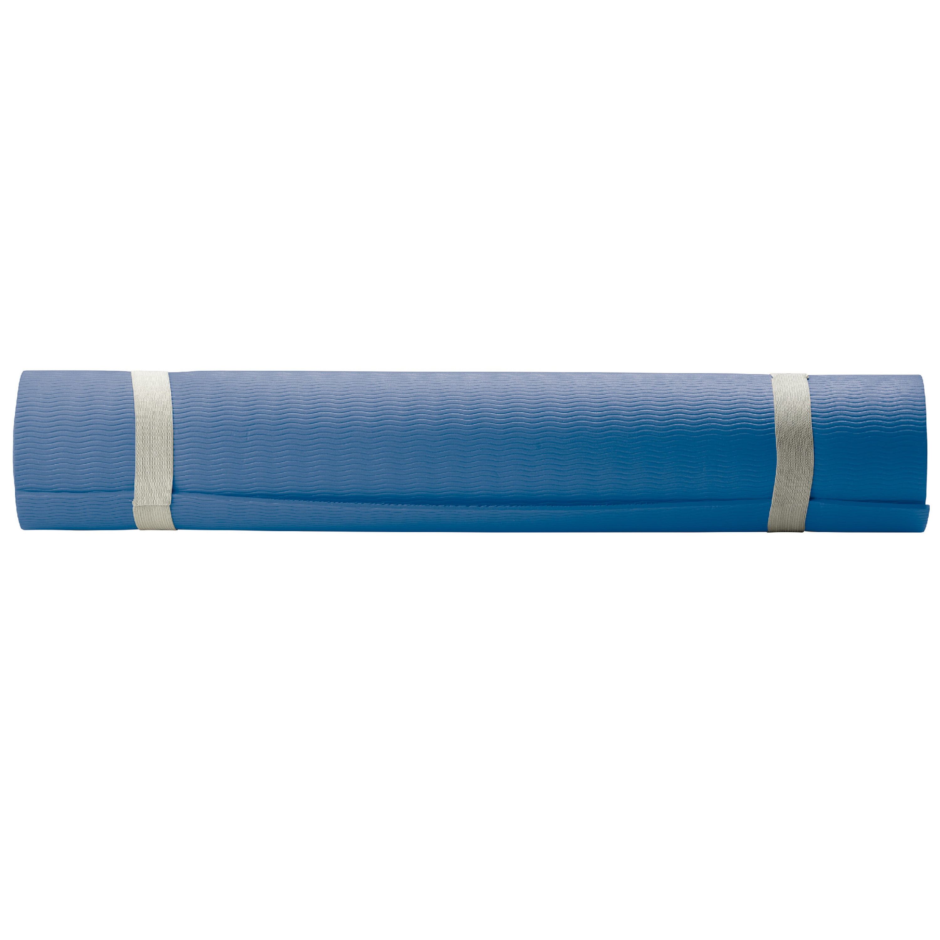 Fitness-Yogamatte mit Trageriemen - dunkelblau-627