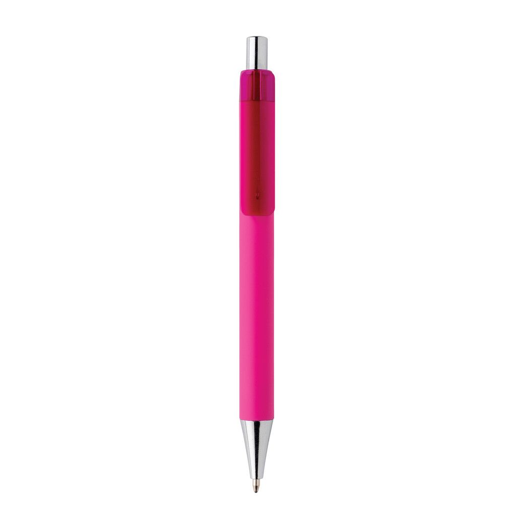 X8 Stift mit Smooth-Touch - rosa-205