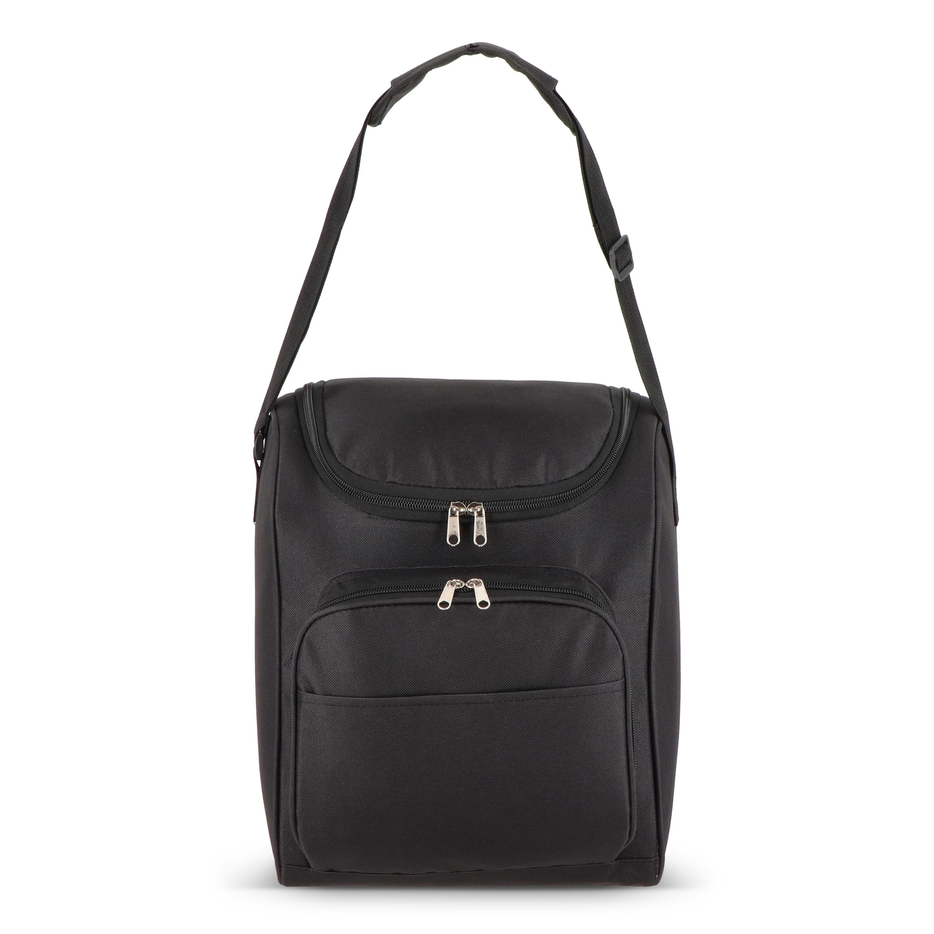 R-PET 600D Kühltasche 26 x 19 x 34cm 13L - schwarz-420