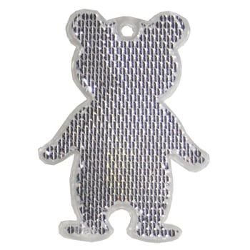 Fußgängerreflektor Bär - weiß-939