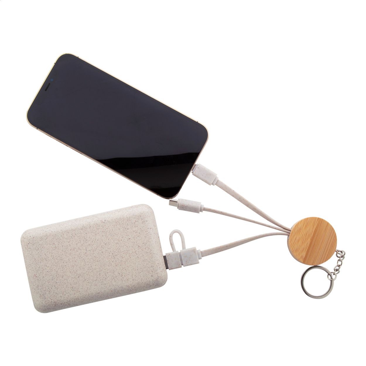 Ladekabel-Schlüsselanhänger Mugory - natur-431