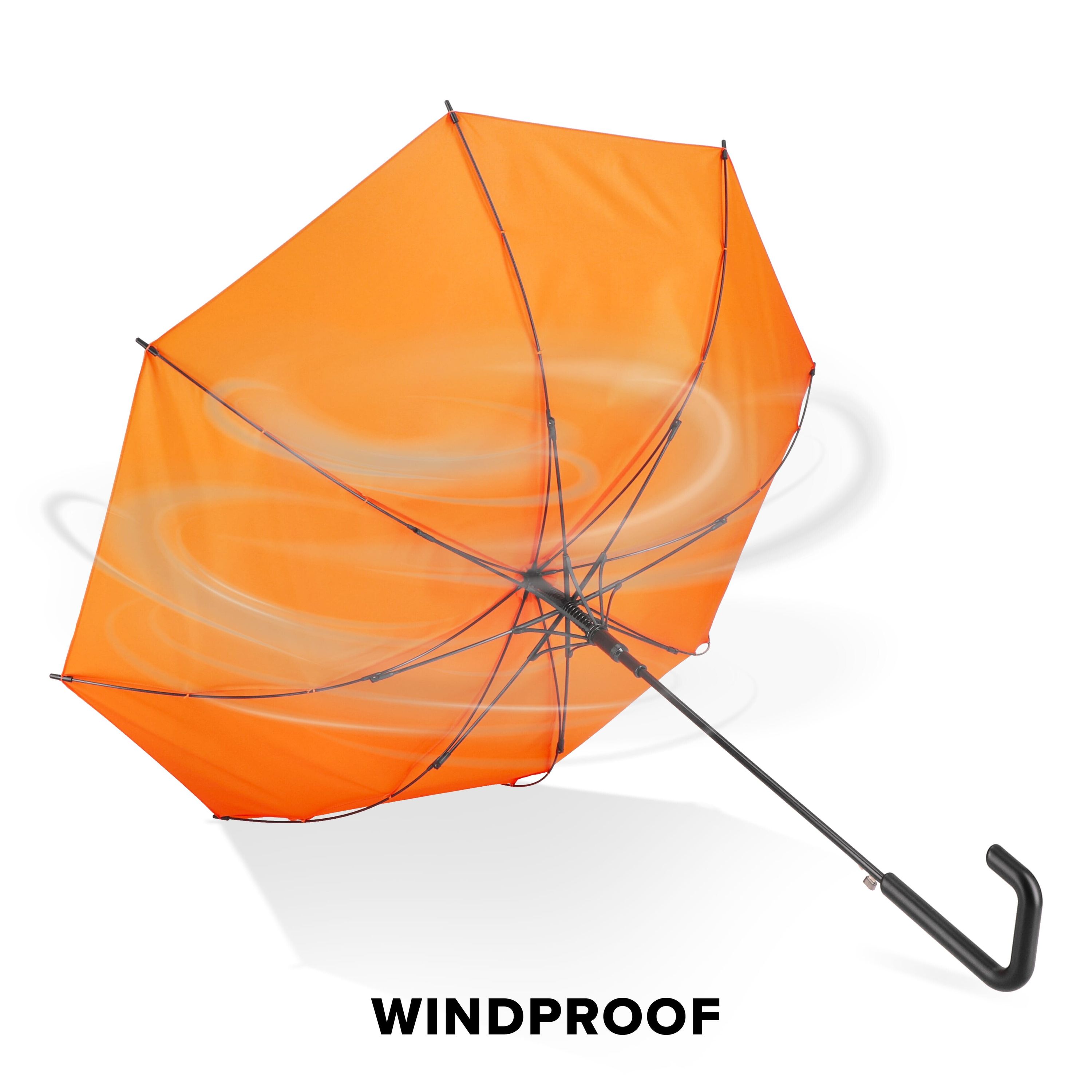 Mistralwood 190T Pongee 23 Regenschirm Auto offen - orange-645