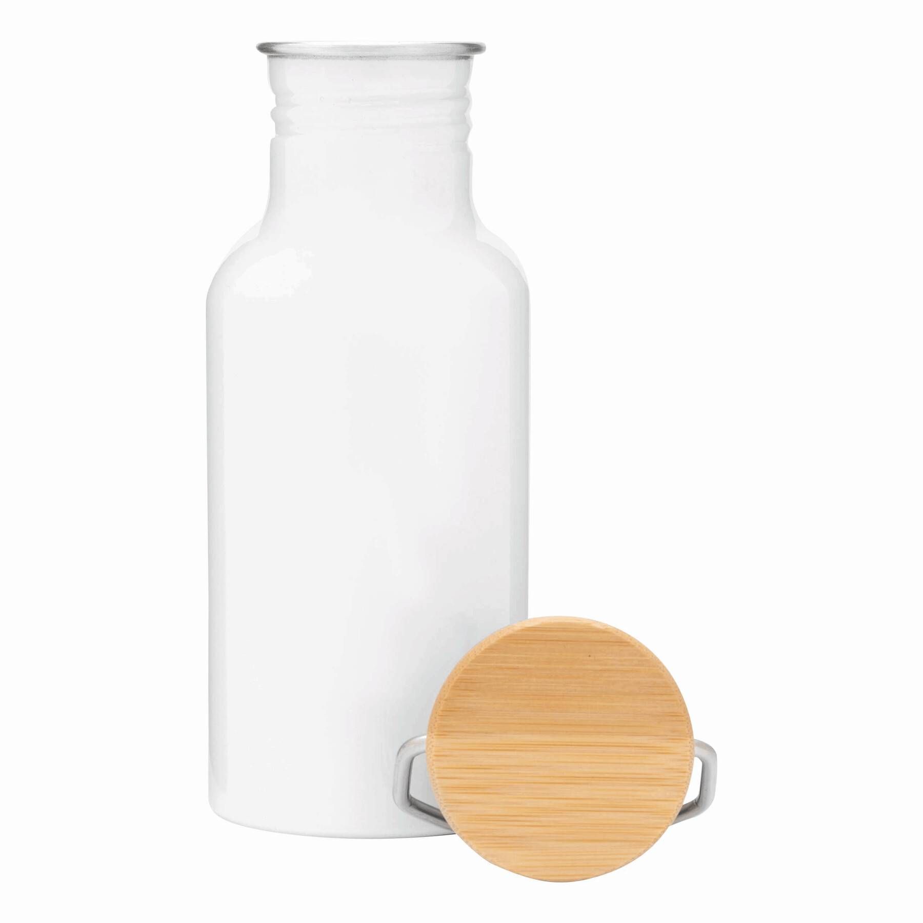 Aluminium Trinkflasche ECO TRANSIT - weiß-454