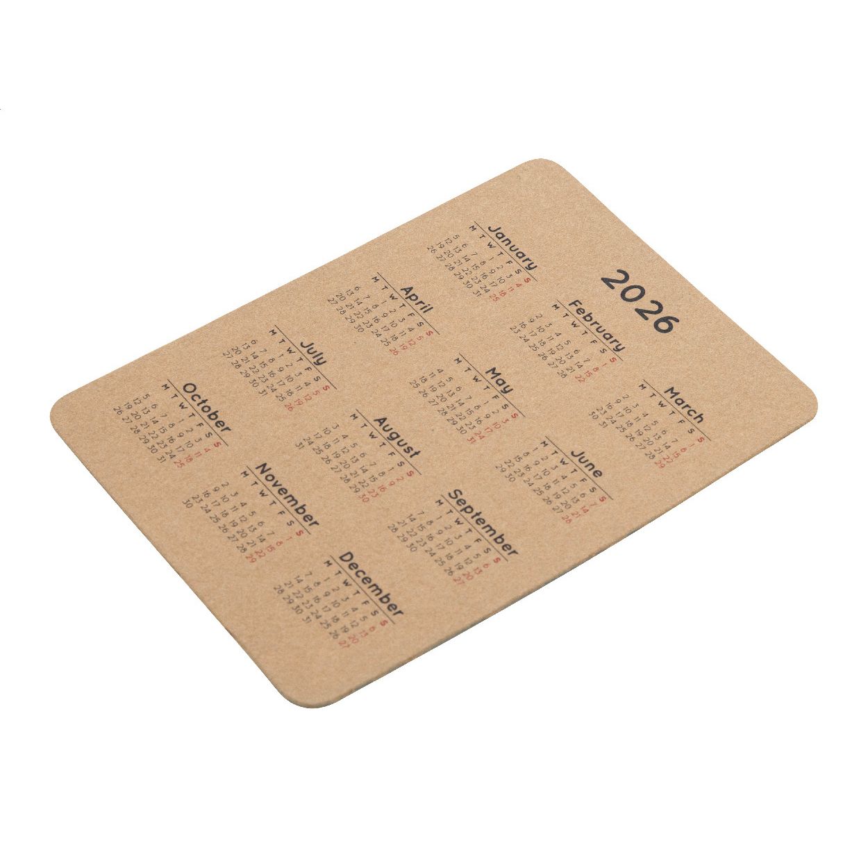 CreaDate Pocket Eco Individueller Taschenkalender - weiß-985