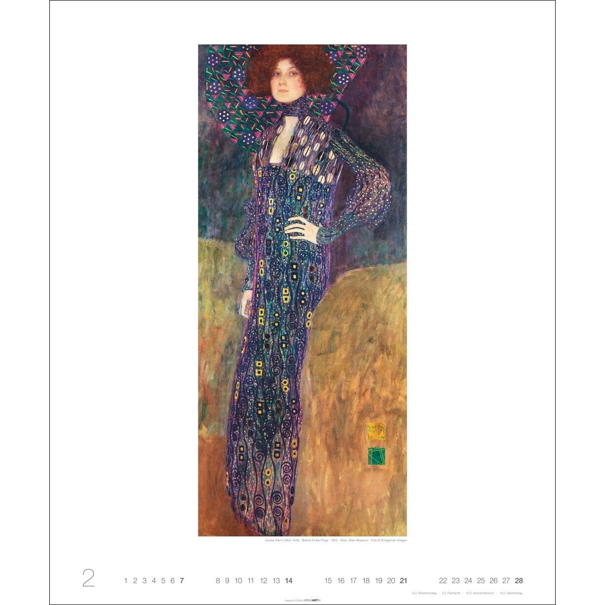 Gustav Klimt Edition - Kunst & Kultur Kalender-698
