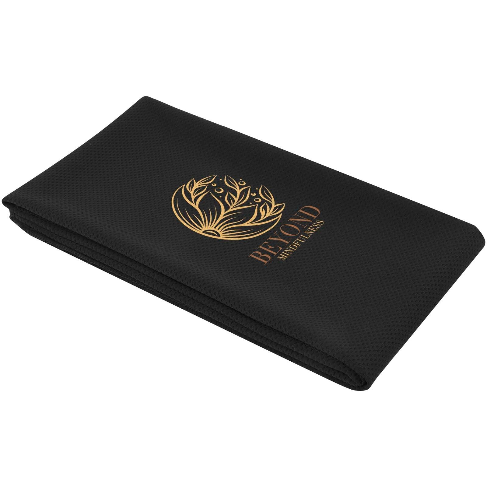 Althea Sporthandtuch 50 × 100 cm - schwarz-918