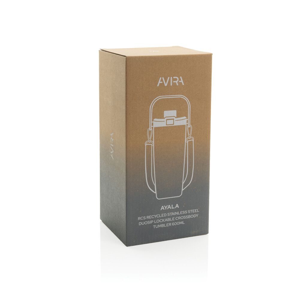 Avira Ayala Crossbody Duosip Becher aus RCS rec. Stahl - silber-974