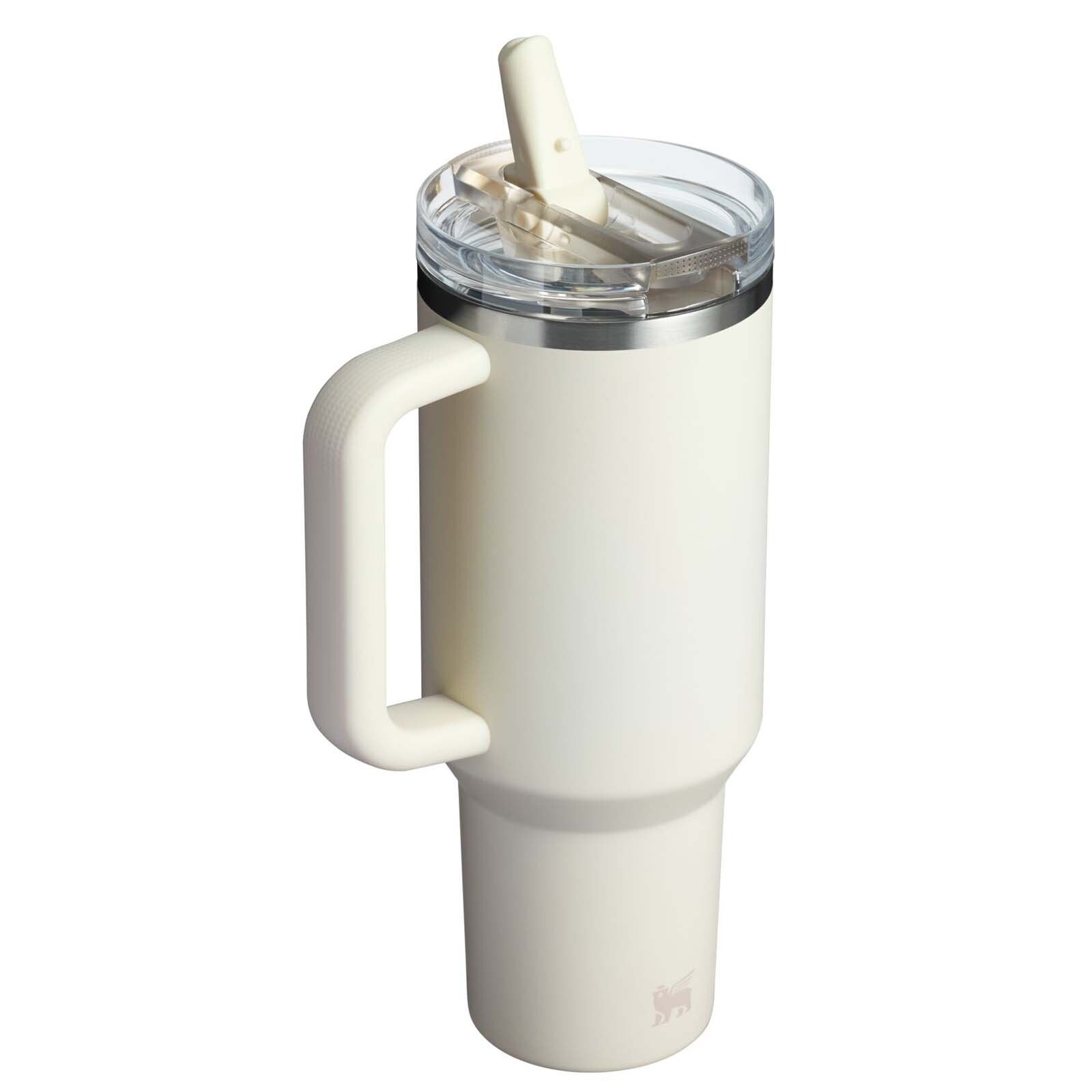 Stanley Quencher ProTour 1180 ml Thermobecher aus recyceltem Edelstahl mit Flip Strohhalm  - creme-81