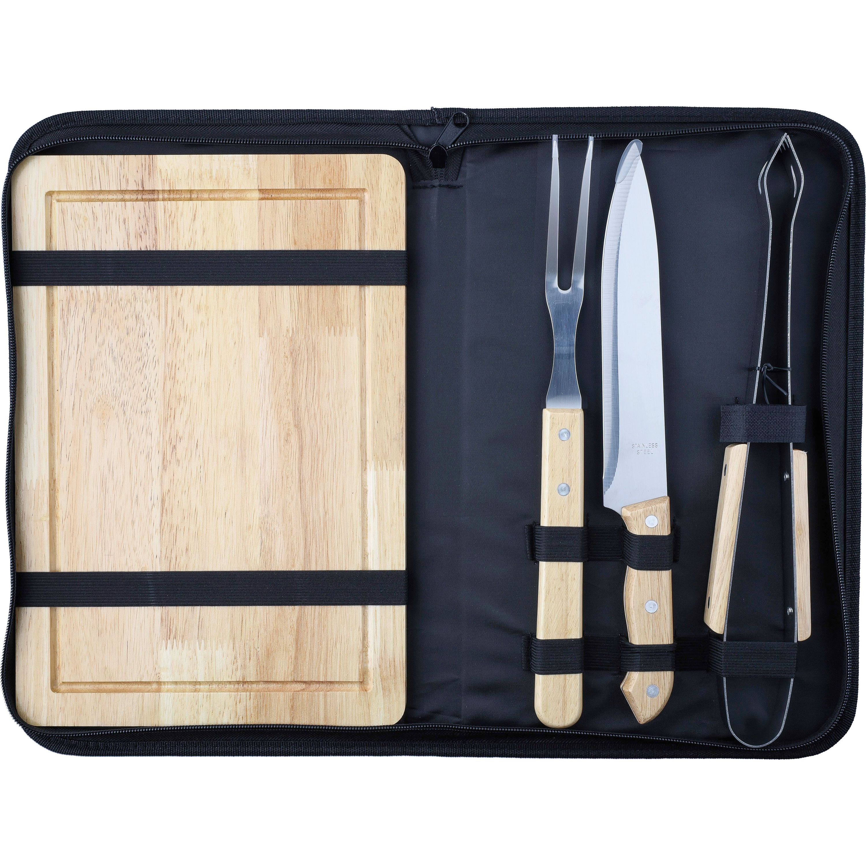 Edelstahl-Grill-Set Kathleen - schwarz-511