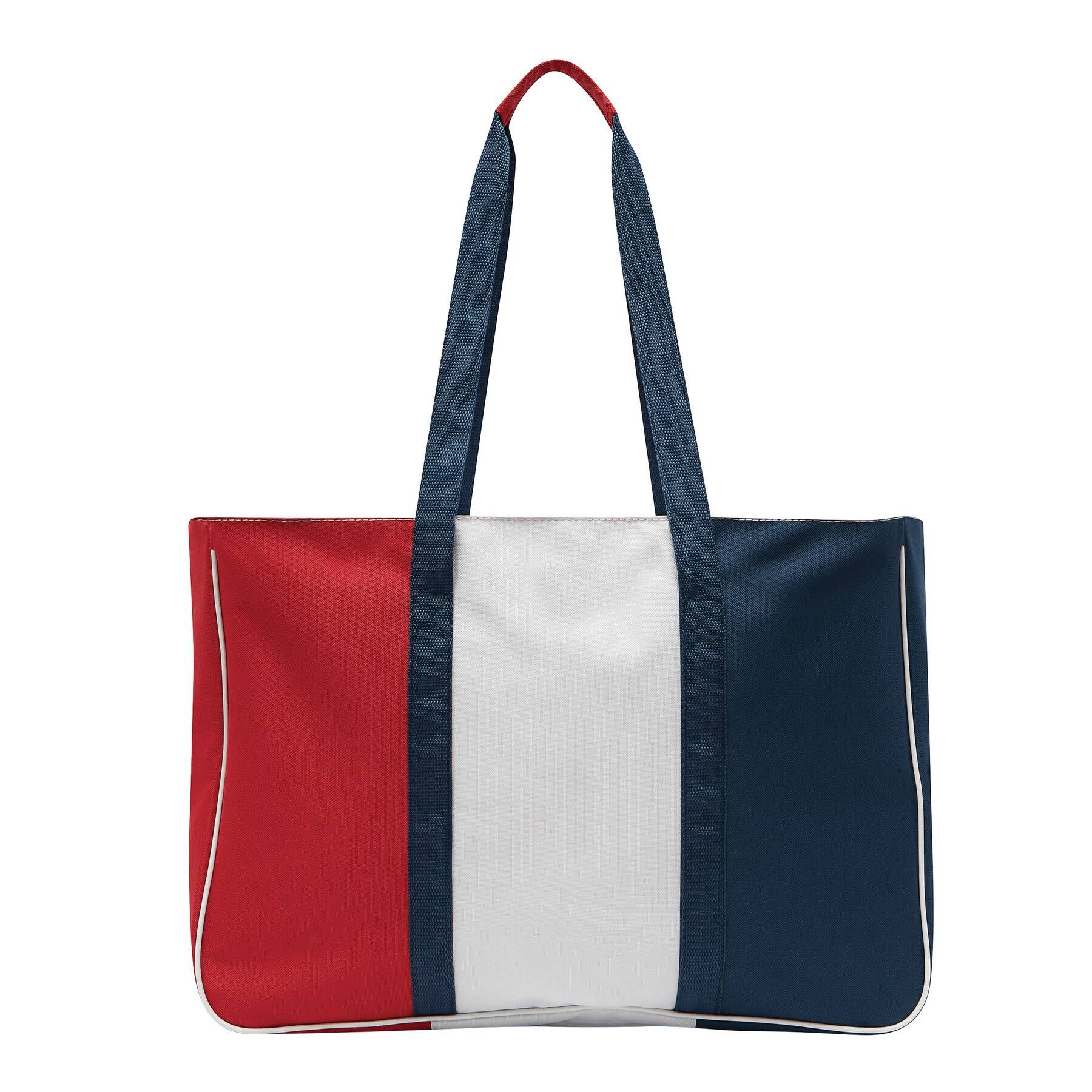 Strandtasche MARINA SAND - blau - rot - weiß-100