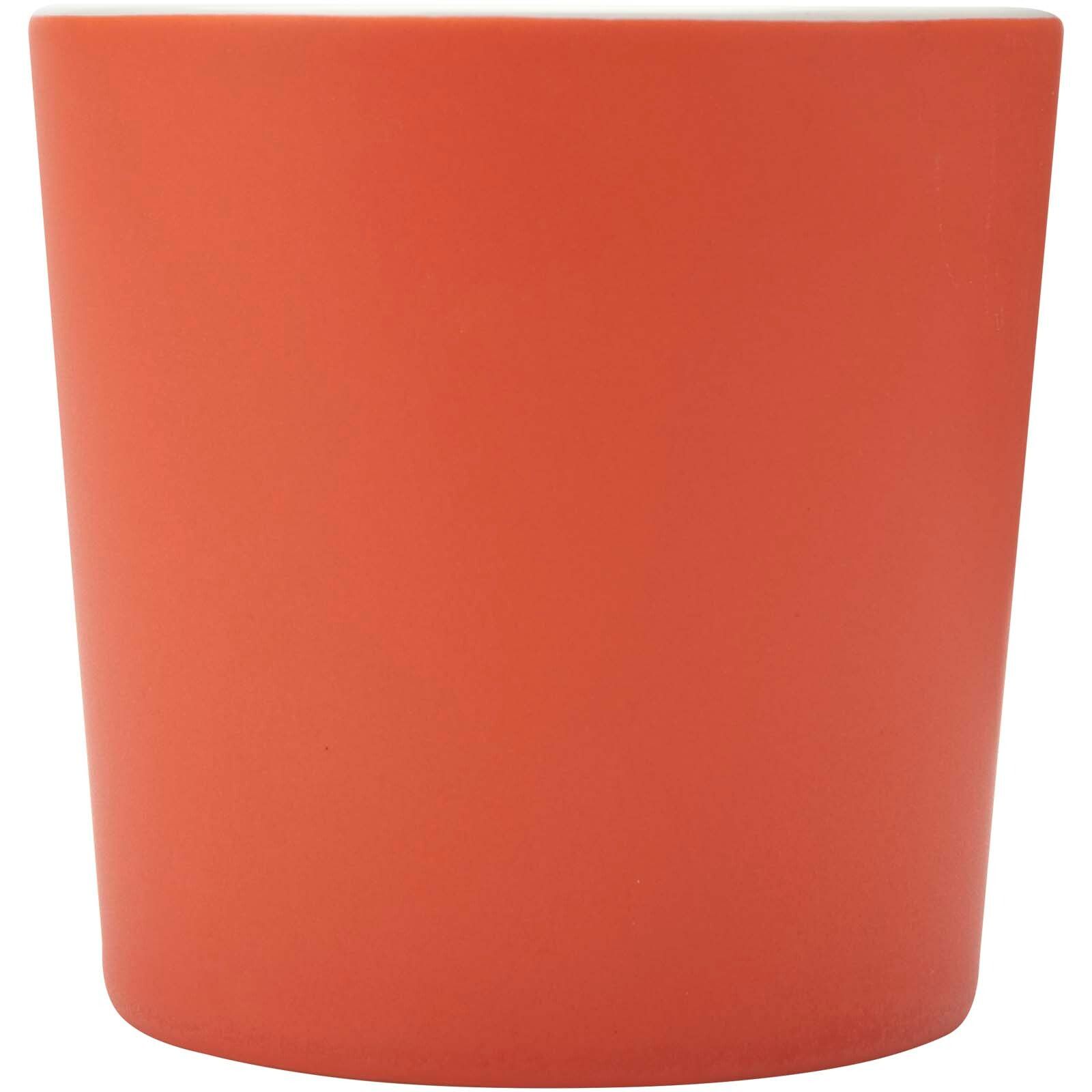 Cali 370 ml Keramiktasse mit matter Oberfläche - orange-364